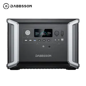 Dabbsson DBS2300 Plus Portable Power Station 2330Wh 2200W LiFePO4 (LFP) Battery Solar Generator, for Outdoor Camping, Home Backup, Emergency, RV