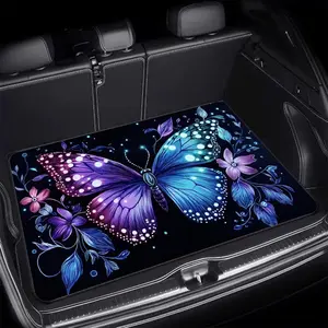 Universal Car Trunk Mat, Multiple Patterns Trunk Protection Cargo Liner, Stylish Vehicle Interior Accessories, Durable Cargo Mat Trunk Liner, Suitable for Most Car Models