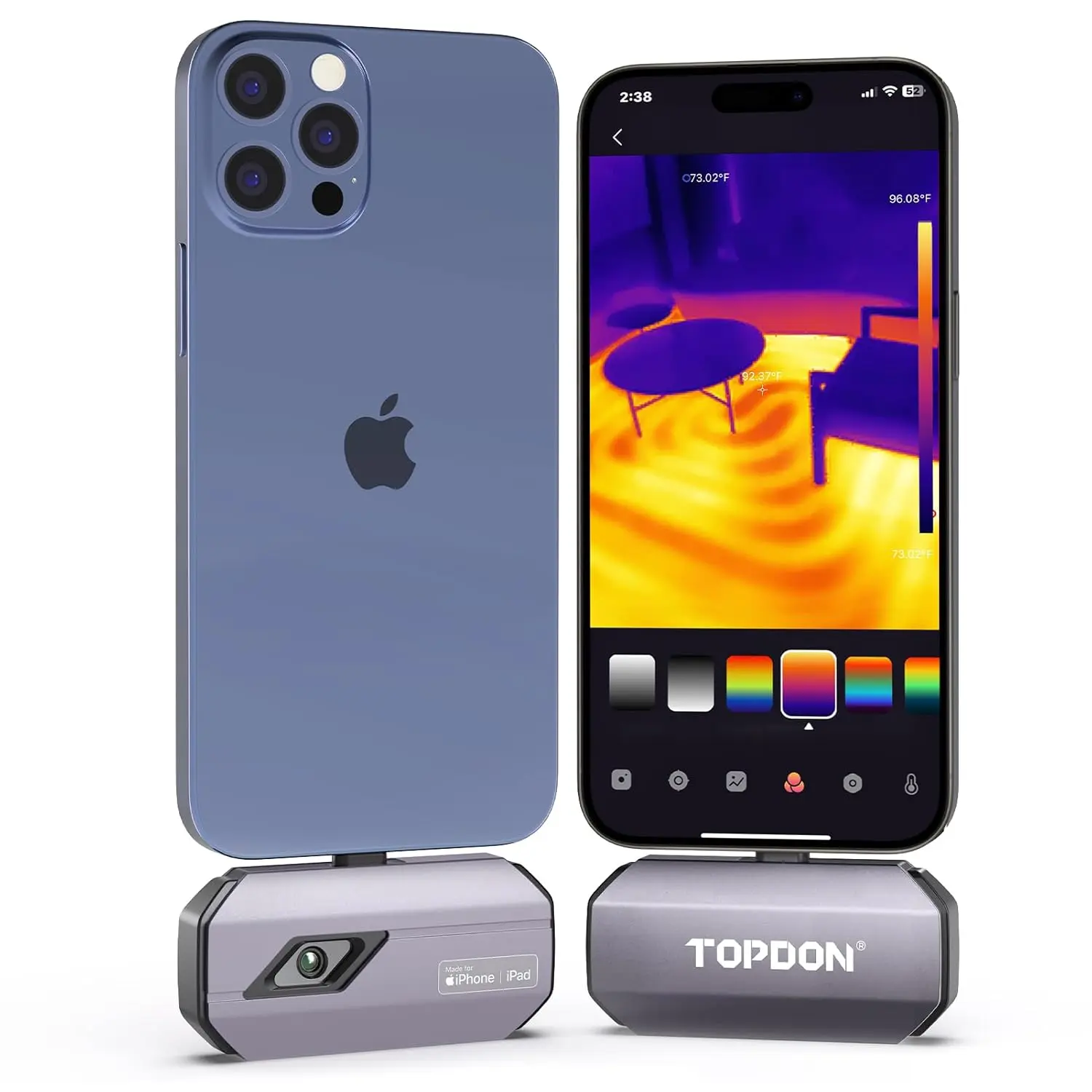 TOPDON TC002C Thermal Camera for iPhone 17/16/15 Series & iPads 