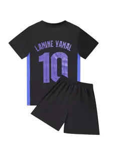 Sports Set, Boys Girls Breathable Tie Dye, Football Fan Shirt, Training Wear, Casual Short Sleeve and Shorts, Gift for Kids