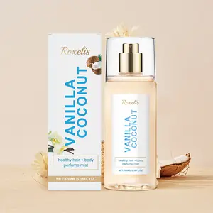 Vanilla Coconut Perfume, A Gentle, Fresh, Milky, and Floral Scent with Long-lasting Fragrance and A Fine Spray, Suitable for All Occasions.