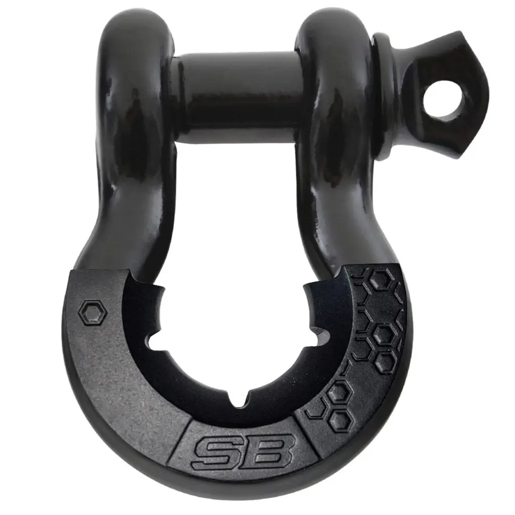 Smittybilt D-Ring W/ Isolators - 3/4” - 4.5 Ton Rating