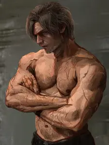 [No Frame] Leon Kennedy Requiem Art Poster