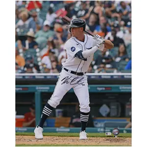 Kerry Carpenter Detroit Tigers Autographed 16" x 20" Batting Stance Photograph - Fanatics Authentic Certified - MLB Memorabilia