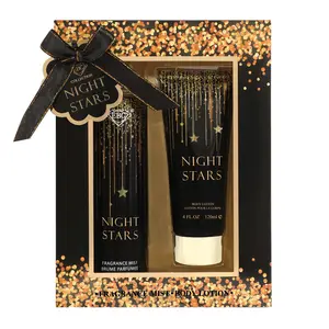 EBC Collection Night Stars Fragrance Mist Brume Parfumee 250ml and Body Lotion Pour Le Corps 120ml