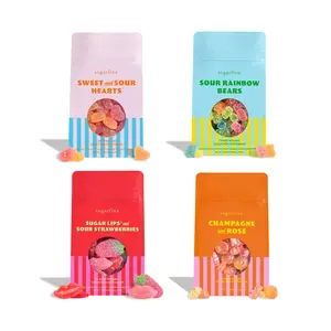 Sugarfina Sweet Escape Candy Mix Bag Collection | Pack of 4 | Gummies, Sour Candy, Champagne Gummy Bears