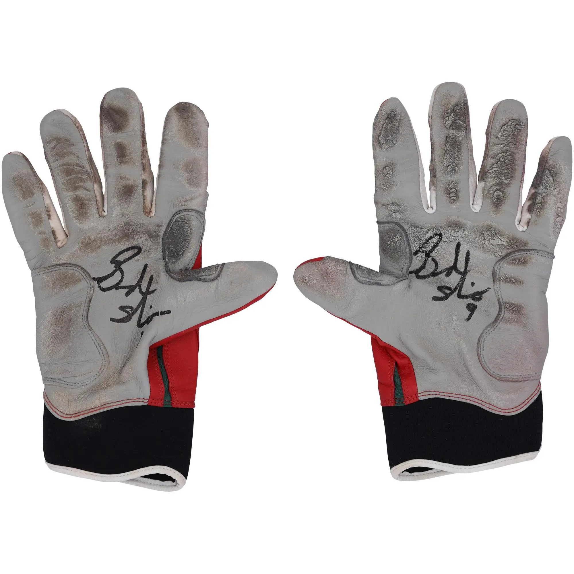 Brandon Nimmo New York Mets Autographed Game-Used Red Bruce Bolt Batting Gloves from the 2023 MLB Season - RG13308663-64 - Fanatics Authentic Certified