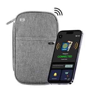 Canvas Passport Tracker Holder