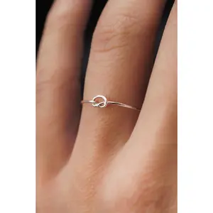 Open Knot Ring, Sterling Silver