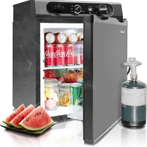 Smad 3 Way Gas Fridge Propane/AC/DC 12V 110V Motorhome 40L Leisure RV Cooler