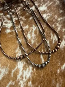 1 Set Western Pearl Bead Necklace