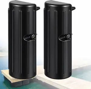 Heavy-Duty Marine-Grade PVC Boat Dock Bumper Classic Electric Guitars, UV & Impact Resistant Ribbed Cushion, Reliable Vertical Edge or Side Mount Dock Protection