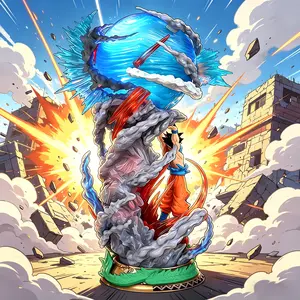 DBZ advanced animation hand-held domineering destruction of the universe hand-held decorative ornaments for boys to collect statues, suitable for gifts, home decoration and boyfriend birthday gifts.