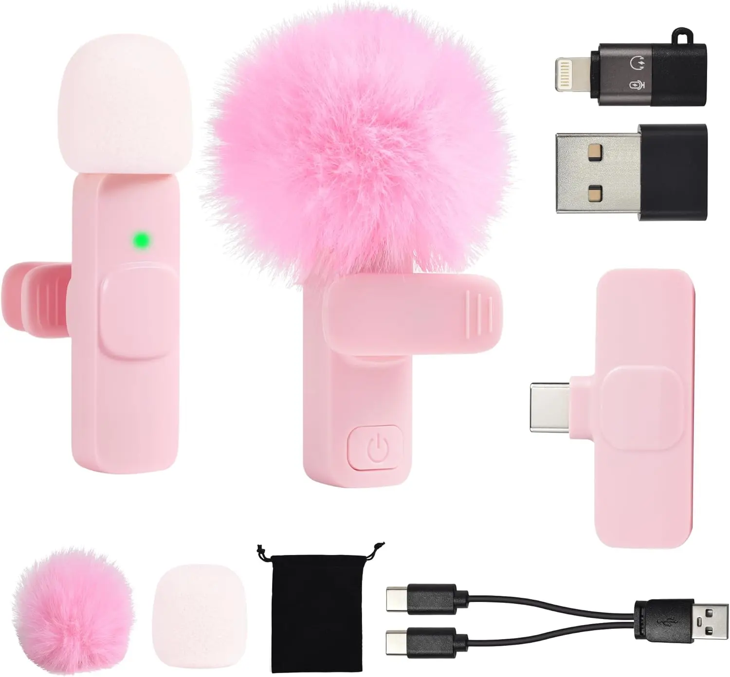 Mini  Microphone for  Android Phone Tablet ipad PC, Usb C  Lavalier Mic for Video Recording Vlogging Youtube  Podcast Interview content creators,  Microphones Type C Mics