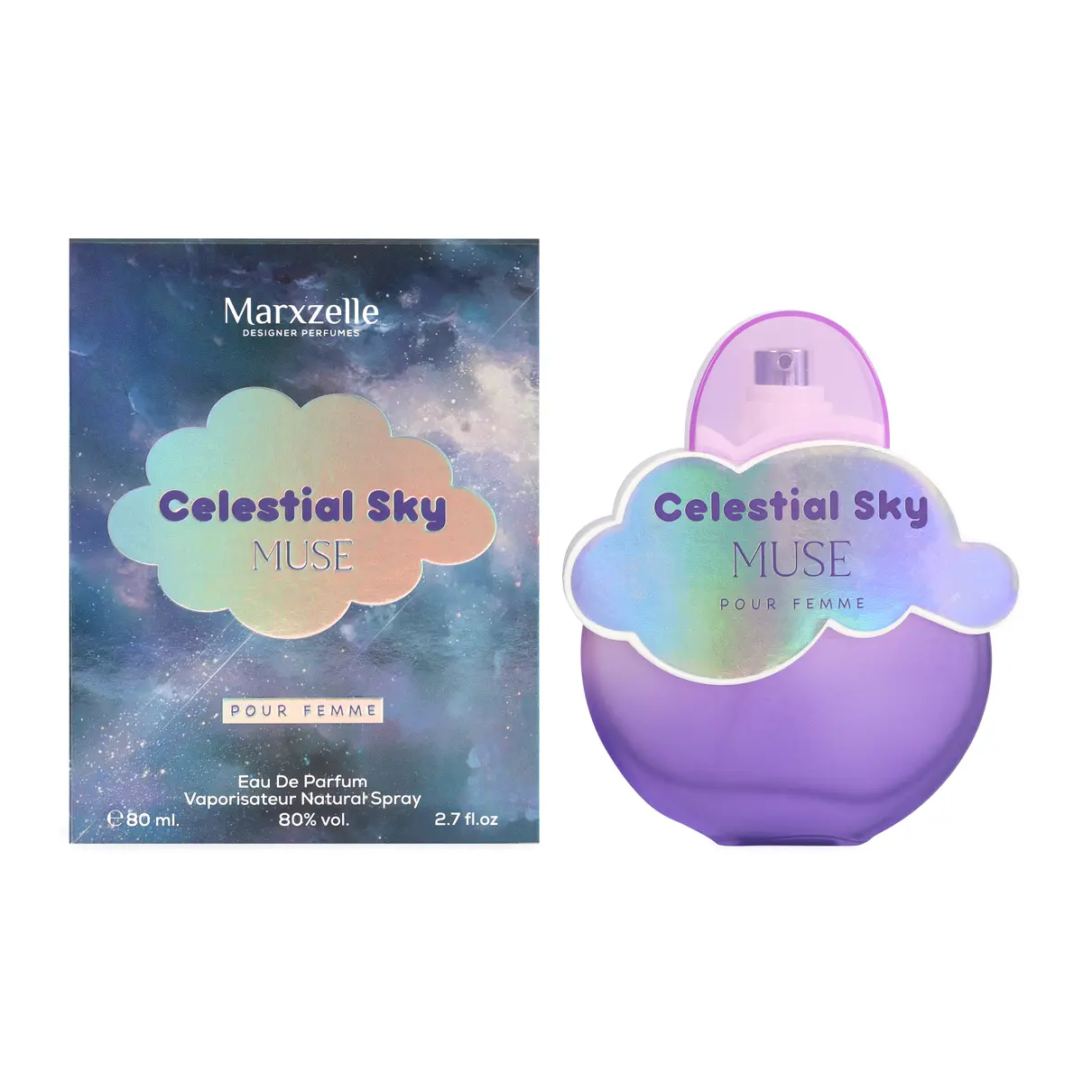 Celestial Sky Muse Pour Femme Eau de Parfum 80ml Perfume for Women