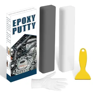 Epoxy Putty, 200g Epoxy Filler, 2 Part Epoxy Metal Putty, Plastic, Glass, Ceramic Sink Crack Repair for Fast Repair and Bonding, Heat Resistant &  (Grey)