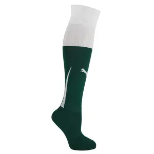 PUMA Mens Power 5 Knee High Socks Soccer Cleats  - Green