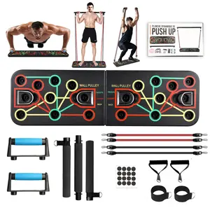 Lpxpass Push Up Board for Enhanced Workout Men Women Foldable Portable Home Gym Equipment with Quadropress System for Chest Shoulders Back Triceps Training