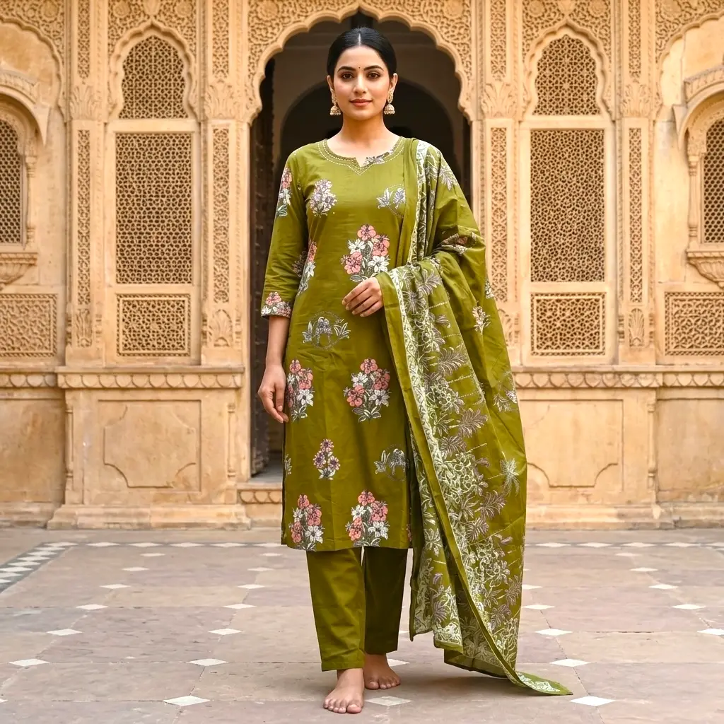 Straight Fit casual Kurta Sets