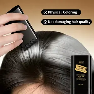All-occasion Hair Dye Stick for Daily Gray Hair Coverage & Hairline Touch-Up Transfer-proof Smudge-proof One-time Hair Stick