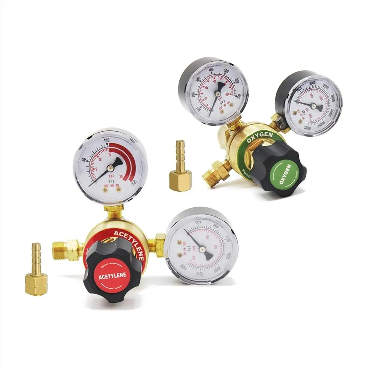 Oxygen Acetylene Regulator Set, Welding Regulators Oxygen &Acetylene Gauges, Oxygen & Acetylene Regulator Combo