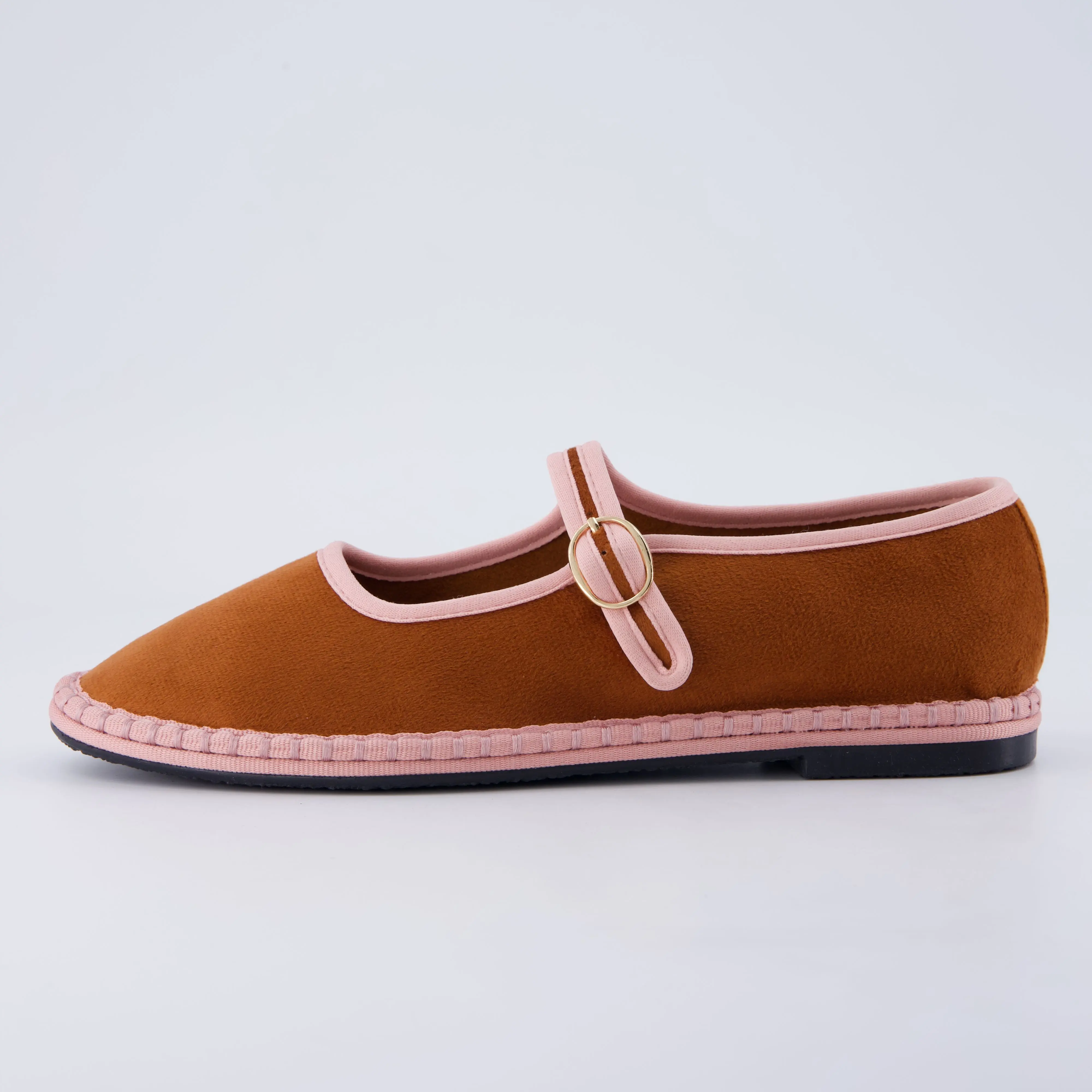 Cushionaire Missy Mary Jane Ballet Flats for Women | Breathable Lightweight Women's Flats with Adjustable Buckle and Cushioned Memory Foam