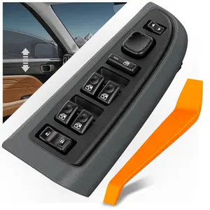 Nilight Power Master Window Switch Black Bezel Compatible with 2003 2004 2005 2006 2007 Chevrolet Silverado 1500 2500 3500 Avalanche Suburban Tahoe Cadillac Escalade GMC Sierra Yukon Replacement Set