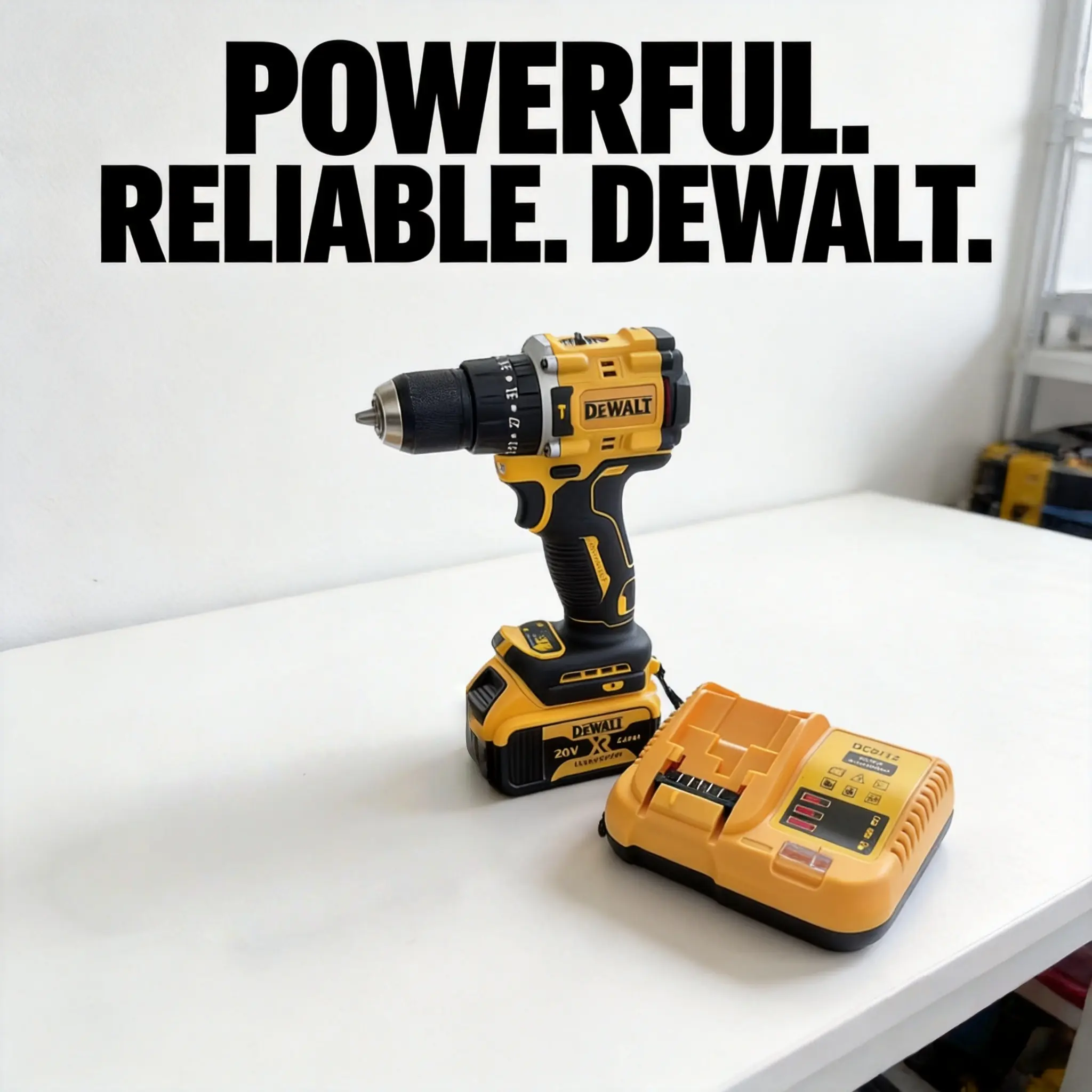 DEWALT DCD794 Impact Drill - 74/26Nm Torque, 1.5-13mm Chuck, Compact Ergonomic DCD794 Manual Tool, Drill Attachment Multitools & Accessories for Wall Drilling, Garage Operations