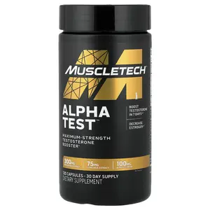MuscleTech AlphaTest™, 120 Capsules