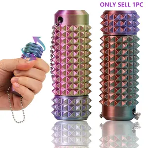 Little Ouchies Pain Fidget Toy, Rotatable Spiky Sensory Tool for Anxiety Relief, 3D Printed Grippie Keychain for Focus & Stress Relief