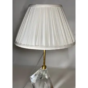 Empire Traditional Accent Handcrafted Pleated Lamp Shade