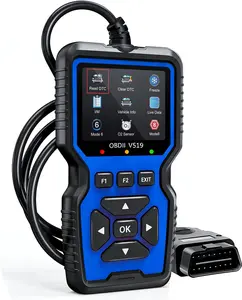 V519 OBD II Car Scanner, Diagnostic Error Finder, Fault Code Detection and Real-Time Data Stream, Compatible with All OBD II Protocol Vehicles from 1996+