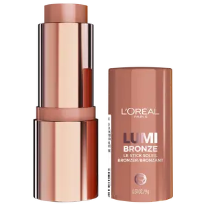 Lumi Bronzer Stick, Buildable Cream-to-Powder Formula, Glow All Day, L'Oréal Paris