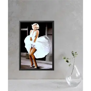 Marilyn Monroe Wall Art POSTER, Marilyn Monroe Posters, Marilyn Monroe Print Art, Gift Home Decor, Movie Poster Black Frame, White Frame
