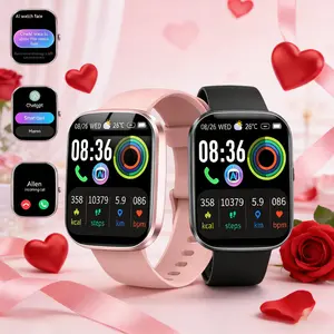 Valentine's Day gift Ntaanoo 2026 T70 Smartwatch with AI Chatbot 1.91-inch HD Display 112+ Modes IP68 Waterproof Bluetooth Calls Health Monitoring for Android iOS Sports Tracking Wristwatch