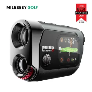 Mileseey GenePro G1 Touchscreen GPS Rangefinder with Slope 43000 Preloaded Courses 1300 Yards Laser Range Finder Golf Red Green Display 0.1s Flag Pole Locking Vibration 6X Magnification Golf Putter Golf Clubs
