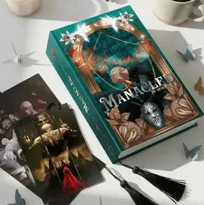 M@n@cled Hardcover Book, Illustrated Romantic Fanfiction, Collector Edition, Bookmark Gift Set