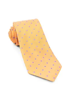 Orange Polka Dot Tie