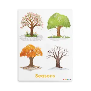 Kaplan Early Learning Seasons Giclee Classroom Wall Print | Nature-Inspired Room Décor | 18" x 24" | Plant Canvas Wall Art