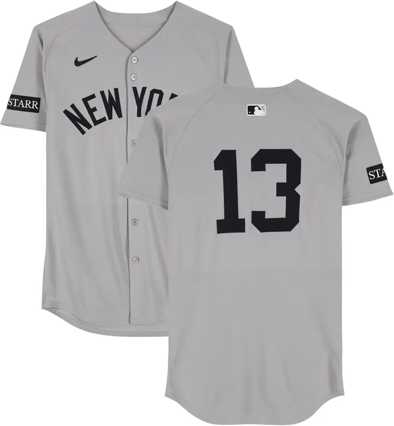 Jazz Chisholm Jr. New York Yankees Game-Used #13 Gray Jersey vs. Toronto Blue Jays on October 4, 2025 - Fanatics Authentic Certified