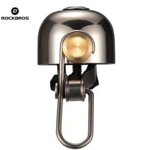 ROCKBROS Bike Bell Classic Bicycle Bell for Bike Ring Bell with Loud Sound Bells for Road Mountain Bike Handlebars Adults