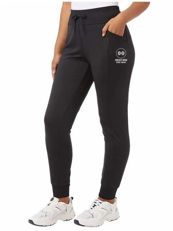 Herc Woman Joggers with side pockets and white logo