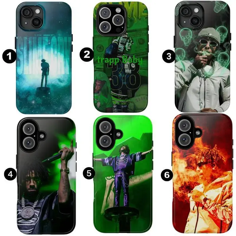 Rapper Nba Youngboy Never Broke Again Masa Tour 2026 Merch Heavy Duty Tough Phone Case Shockproof Drop Protection Durable Hard Cover Gift for iPhone 11 12 13 14 15 16 17 Pro Max Plus