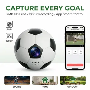Football Thumb Action Camera,2MP 2.7K HD Sports Camera with WiFi Portable  Mini Body Sports Camera,Vlogging Outdoor Recording, Helmet Cam for TikTok Video Production Recording  Cycling,Ski/Travel/Cycling/World Cup Recording HD Sports Camera