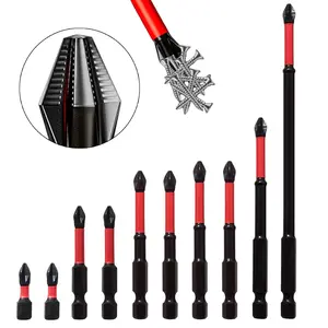 High Torque Screwdriver Bit Set, Magnetic Screwdriver Bit Set, Anti-slip Hex Shank Design Screwdriver Bit Set, Power Tool Accessories, Screwdriver Bits Set