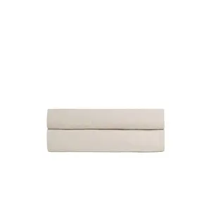 Parachute Percale Fitted Sheet in Bone