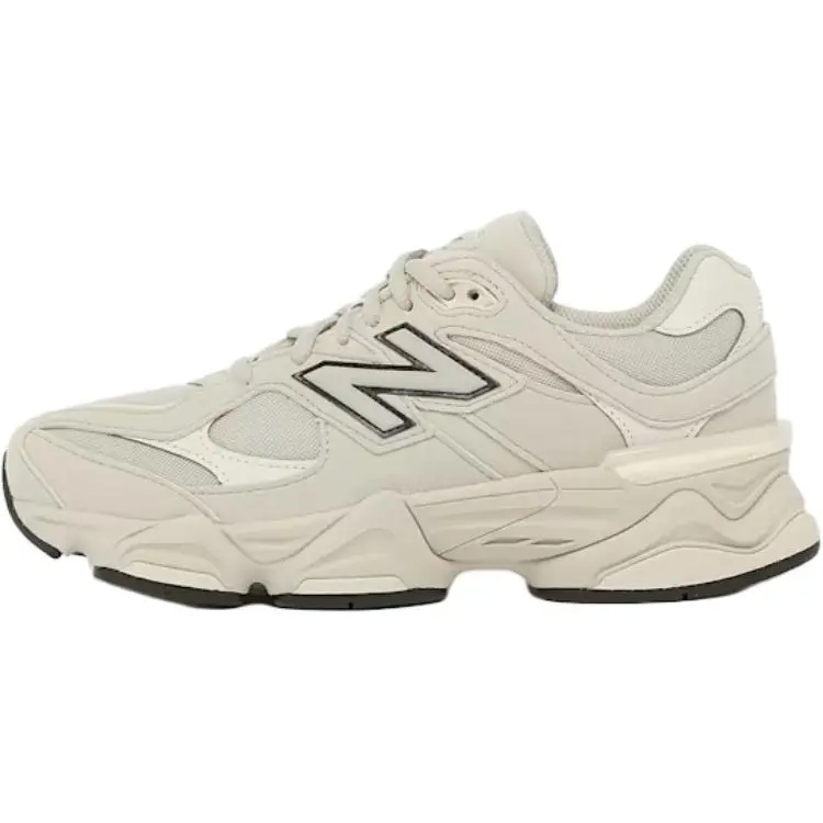 NEW BALANCE 9060 New Balances Women's & Youth Shoes, Chunky Fashionable Running Shoes in Sand Black, Breathable & Comfortable Trainer, Sporty Running Shoes