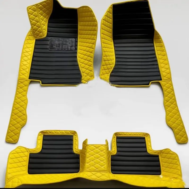 Custom Artificial Leather Car Floor Mat For Seat Ateca 2016~2022 Left/Right -hand Drive Auto Interior Accessories Car Accessory Front And Rear Row Fashion Styling Carpet Waterproof Design Full Coverage Car Dust Mats Automotive Mats