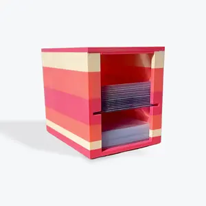 Penny Sleeve & Toploader Dispenser from Trainer Tools - Original  V2 Toploader Tower TM - Trading Card Organizer - Pink Dream - Custom Made 3D Printed Collectible Storage Trading Card Organizer for KPop Pokémon Lorcana TCG One Piece Sports Cards Collector