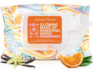 Glowing Makeup Remover Wipes ‚Äì With Glycolic Acid For Aha Exfoliating And Facial Cleansing ‚Äì No Rinse Face Cleaning Towelettes ‚Äì Dermatologist Tested, Vegan & Cruelty-Free ‚Äì 30 Pack